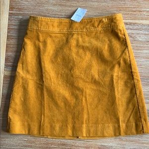J. Crew corduroy mini skirt